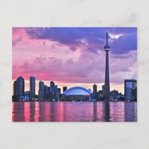 CN Torn: Vy från Center Island Toronto Vykort