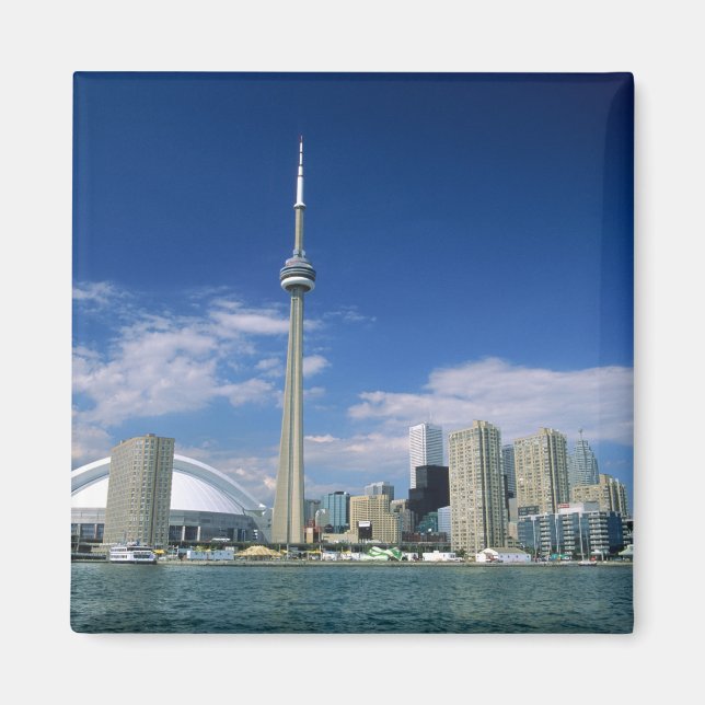 CN Tower och Skydome i Toronto, Ontario, Magnet (Framsidan)