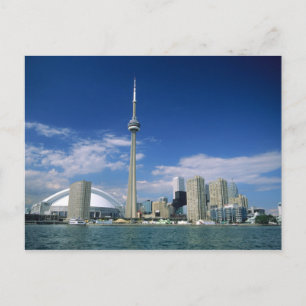 CN Tower och Skydome i Toronto, Ontario, Vykort