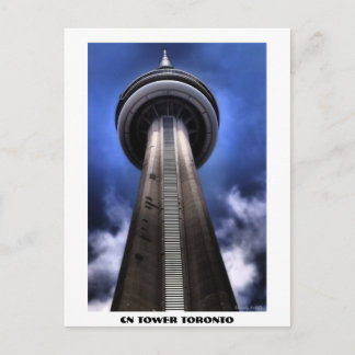 CN TOWER skylt, CN TOWER TORONTO Vykort