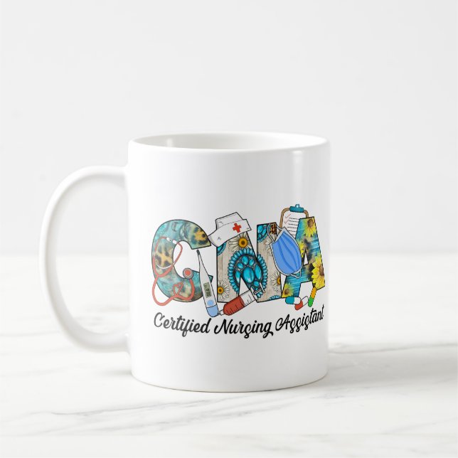 CNA Auktoriserad Nursing Assistant Kaffemugg (Vänster)