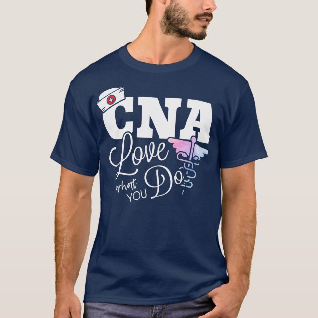 CNA Auktoriserad Nursing Assistants Support Nurse T Shirt (Framsida)