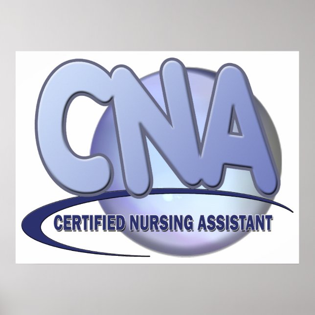 CNA BIG BLUE CERTIFED NURSISTANT POSTER (Framsidan)