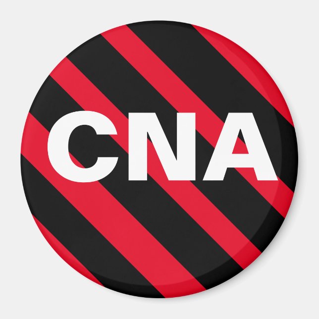 CNA Black/Red magnet (Framsidan)