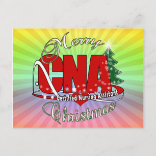 CNA CHRISTMAS Auktoriserad Nursing Assistant Helg Vykort