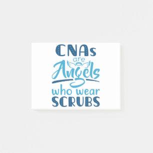 CNA-enheter är Änglar som Bäror Scrubs Post-it Block
