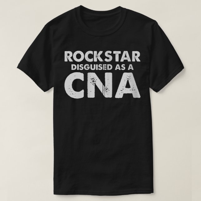 CNA Förtäckt Auktoriserad Sjuksköterskeassistent Z T Shirt (Design framsida)