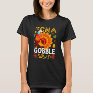 Cna Gobble-stabbe Mask Turkiet Cna Sjuksköterska T Shirt