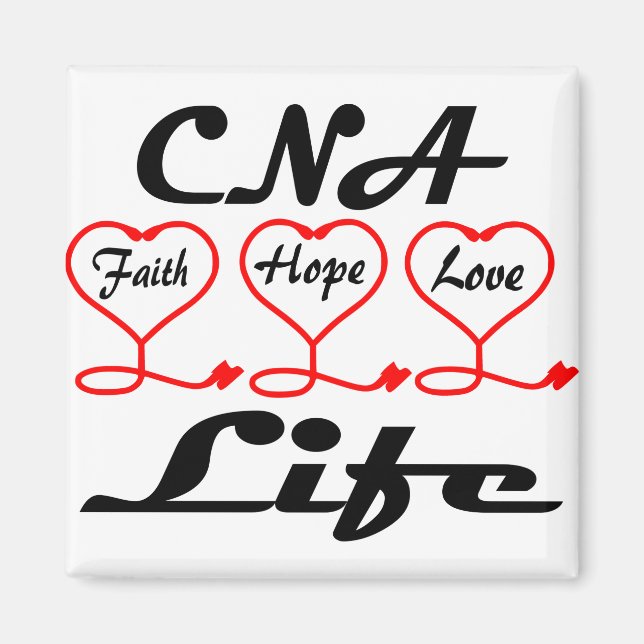 CNA Hope Kärlek Faith Magnet (Framsidan)