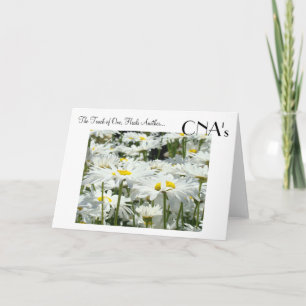 CNA-kort Touch Healing Caring CNAs hälsningskort Kort