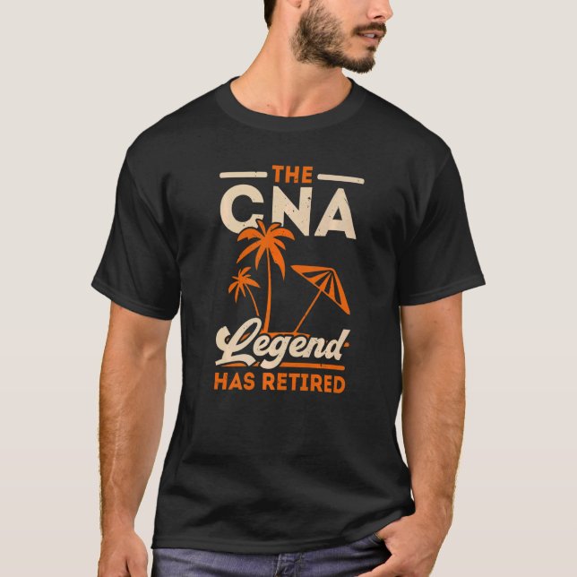 CNA- legenden har återgått till Auktoriserad- sjuk T Shirt (Framsida)