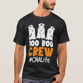 CNA Life Boo Boo Crew Nurse Ghost Halloween Costum T Shirt