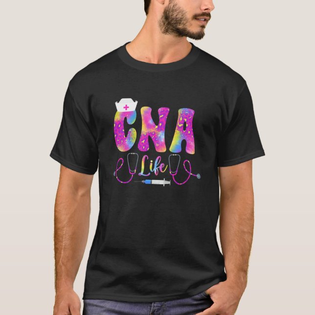 CNA Life Certified Nursing Assistant CNA Sjuksköte T Shirt (Framsida)