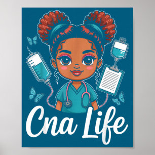 Cna livet söt vårdbiträde medicinsk karriär konst poster