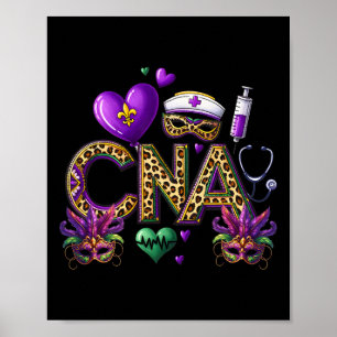Cna Mardi Gras Auktoriserad Nursing Istant Mardil Poster