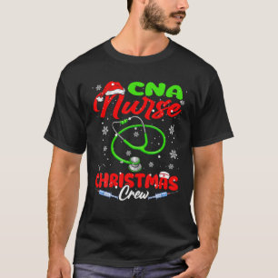 CNA Nurse jul Crew Funny Santa Nurse Nursing T Shirt
