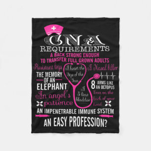 Cna Nurse Shirt Nurse Breast Cancer Awareness Fleecefilt