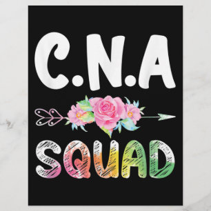 CNA Nurse Squad Auktoriserad Nursing Assistant Reklamblad