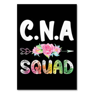 CNA Nurse Squad Certified Nursing Assistant Bordsnummer