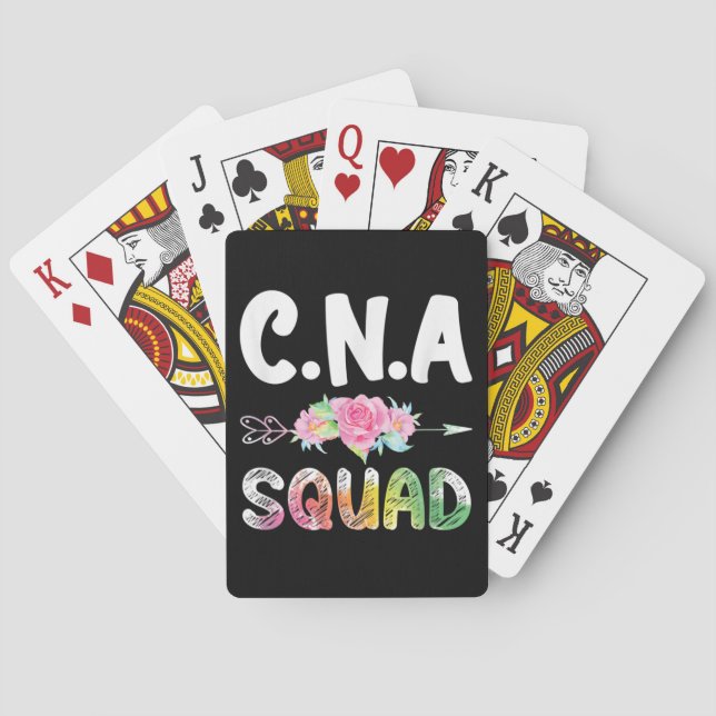 CNA Nurse Squad Certified Nursing Assistant Casinokort (Baksidan)