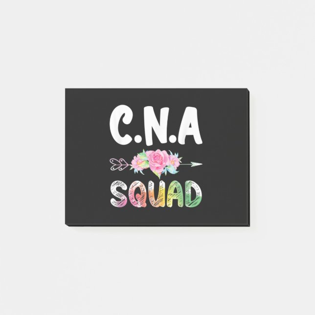 CNA Nurse Squad Certified Nursing Assistant Post-it Block (Framsida)