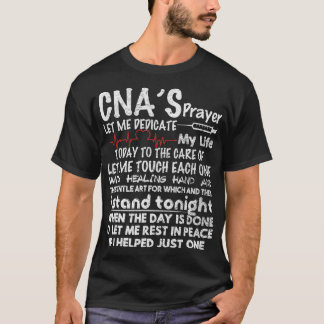 CNA Prayer CNA för CNA-sjuksköterskor T Shirt