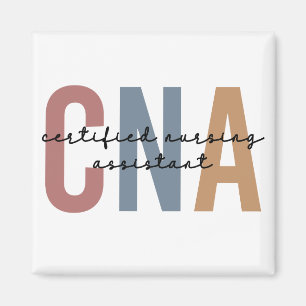 CNA Retro Auktoriserad Nursing Assistant Gifts Magnet