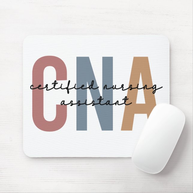 CNA Retro Auktoriserad Nursing Assistant Gifts Musmatta (Med mus)