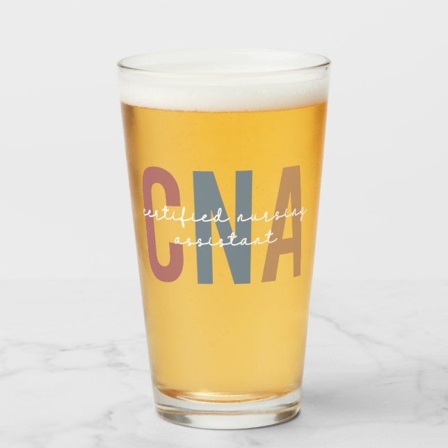 CNA Retro Auktoriserad Nursing Assistant Glaskopp (Framsida fylld)