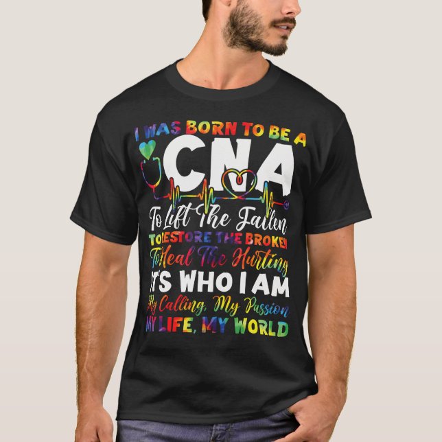 Cna Sjuksköterska Certifierad Omvårdnadsassistent  T Shirt (Framsida)