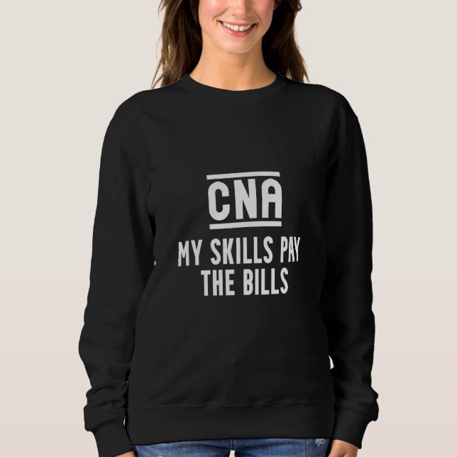 Cna Skills Auktoriserad Nursing Assistant T Shirt (Framsida)