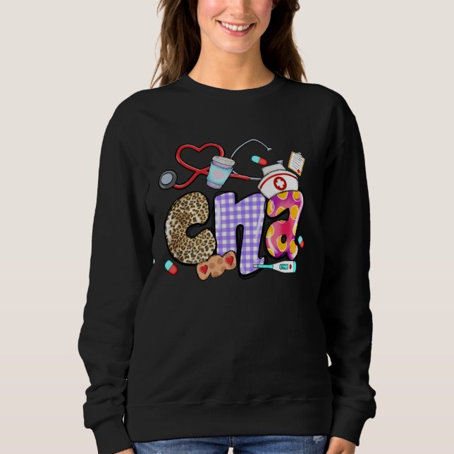 CNA Stetoskop Leopard  CNA Life T Shirt (Framsida)