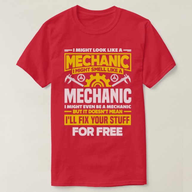 Cnc Machinist Bearbetning Jag kanske ser ut som en T Shirt (Design framsida)