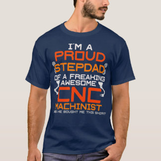 CNC Machinist Birthday Gifts underbara utlägggåva T Shirt