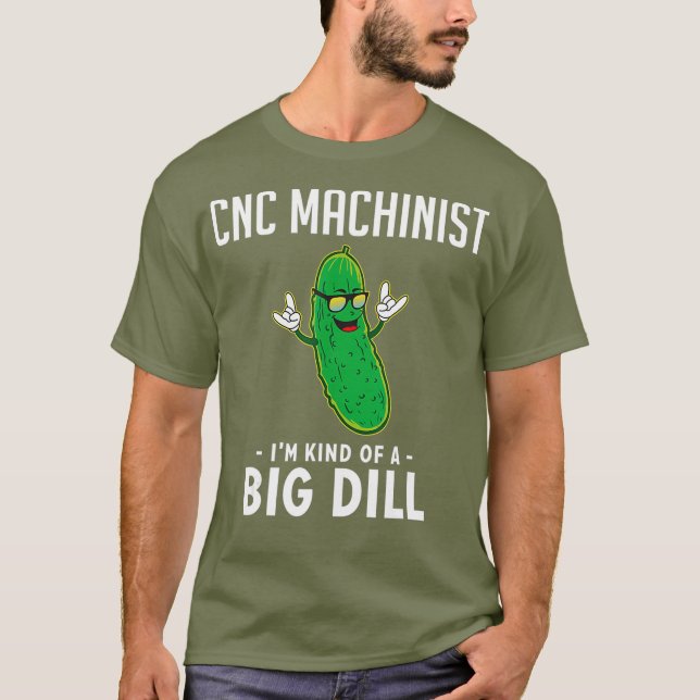 CNC Machinist Gift för CNC Machinist T Shirt (Framsida)