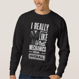Cnc Machinist Machinart gillar vilken mekanisk Bär Lång Ärmad Tröja