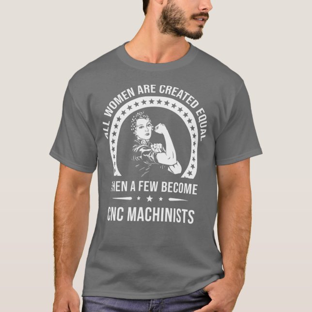 Cnc Machinist s for Women  Cnc Machinist T Shirt (Framsida)