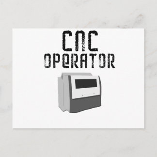 CNC-operatör maskinist Vykort