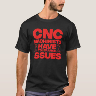 CNC Operatör med För manar Pappa Maskin Operatörer T Shirt