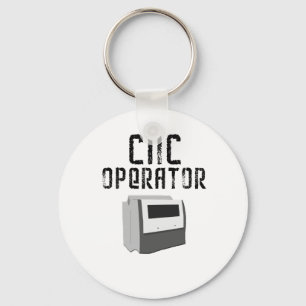 Cnc-operatörsmaskinist Nyckelring