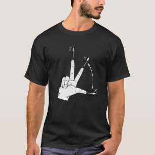 Cnc-programmeraren för koordinatsystem som minskar t shirt