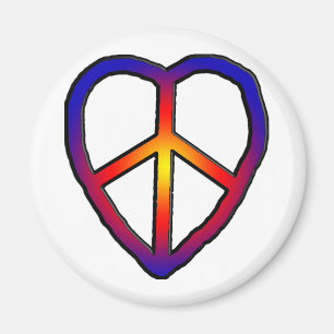 CND-hjärta kopierar Magnet