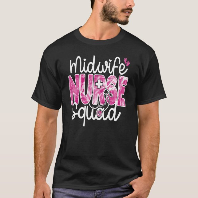 CNM Midfru Nurse Apprecision Postpartum Team Nur T Shirt (Framsida)