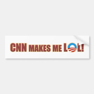 CNN gör mig LOL! Bildekal