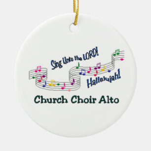 Cnotes Church Choir Alto Julgransprydnad Keramik