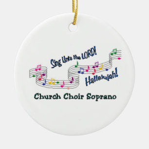 Cnotes Church Choir Soprano Julgransprydnad Keramik