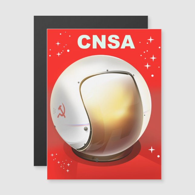 CNSA Kina rymdkonst. (Fram/baksida)