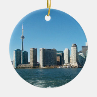 CNTower CN+Roligt för tornToronto Lake Ontario Julgransprydnad Keramik