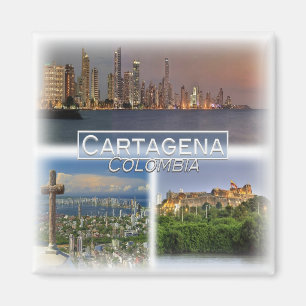 CO0014 Amerika, Colombia, Cartagena, Fridge Magnet