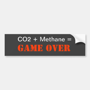 CO2 + Metangas = lek över Bildekal